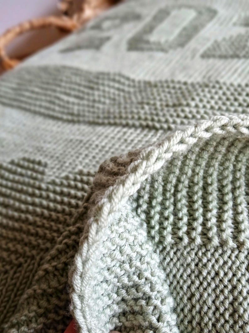 Welcome Blanket Knitting Pattern
