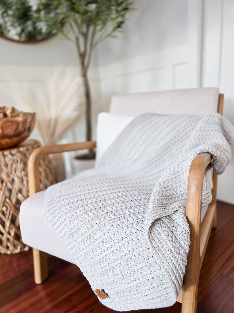Cozy Wheat Blanket Crochet Pattern