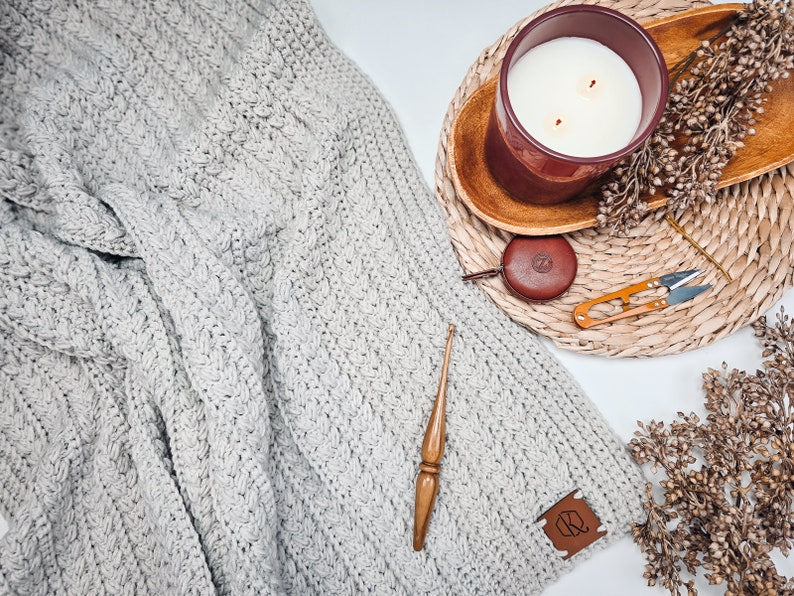 Cozy Wheat Blanket Crochet Pattern