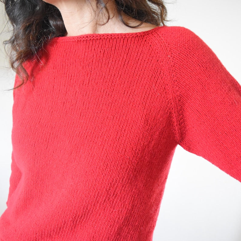 Rouge Sweater Knitting Pattern