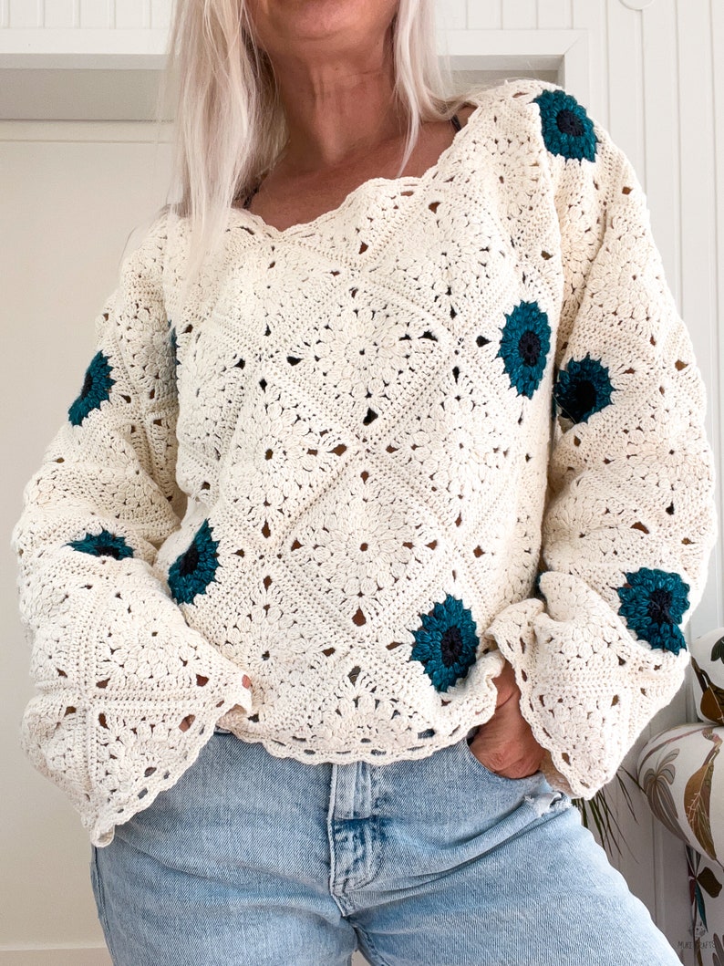 Wildflower Sweater Crochet Pattern