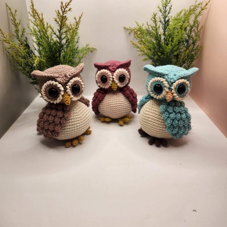 Sleepy Owl Crochet Pattern