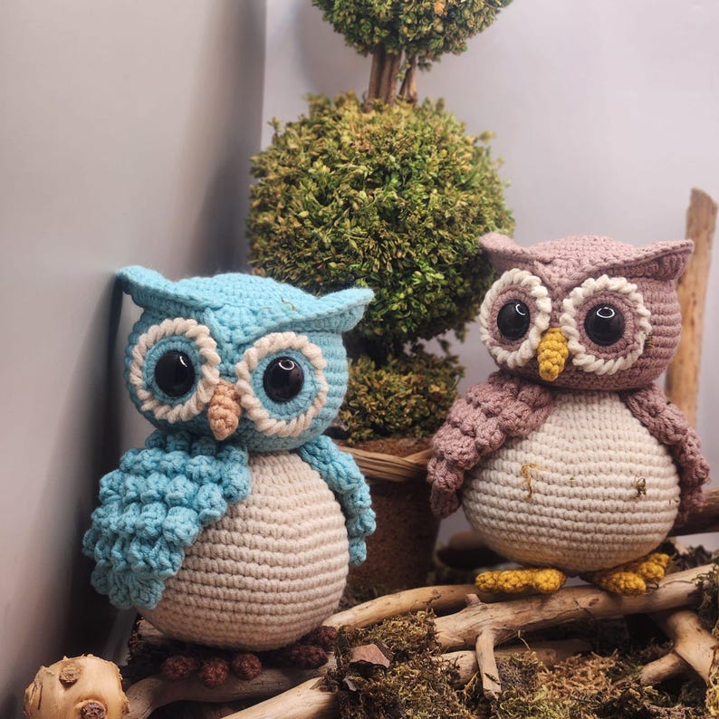 Sleepy Owl Crochet Pattern