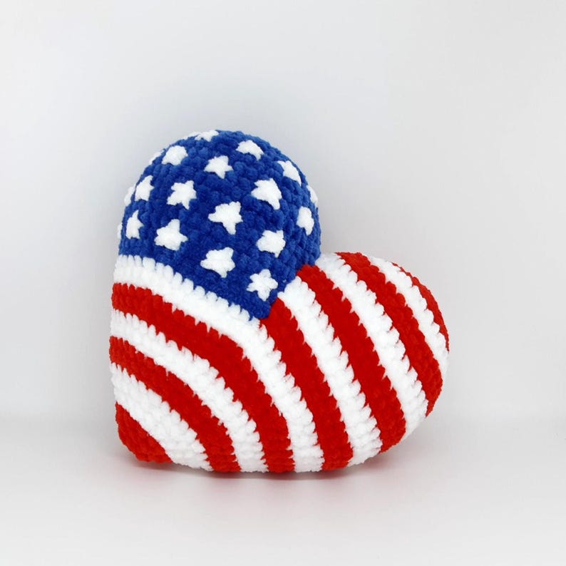 All-American Heart Crochet Pattern