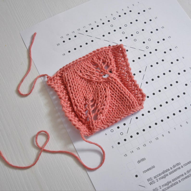 Floral Top Knitting Pattern