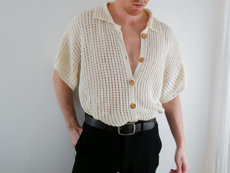 Breezy Button Up Crochet Pattern
