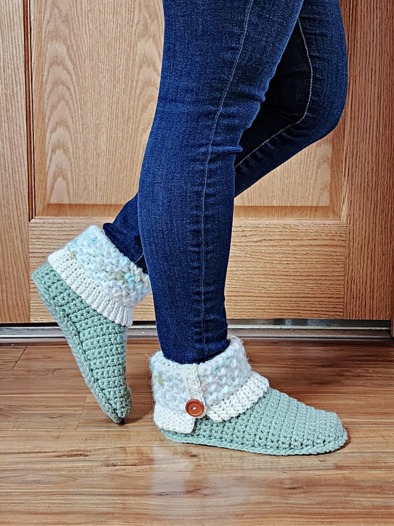 Cozy Slipper Boots Crochet Pattern