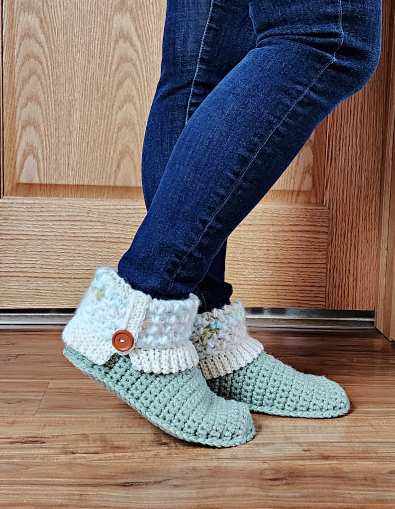 Cozy Slipper Boots Crochet Pattern