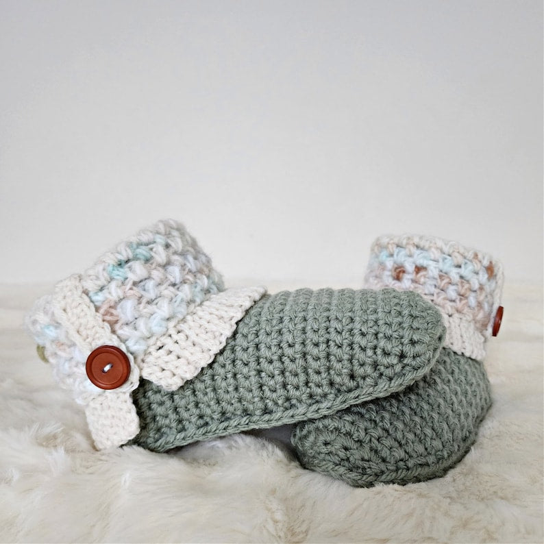 Cozy Slipper Boots Crochet Pattern
