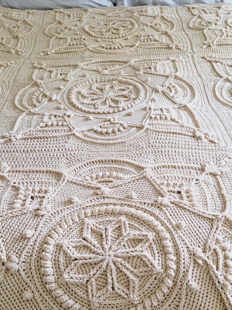 Starflower Blanket Crochet Pattern