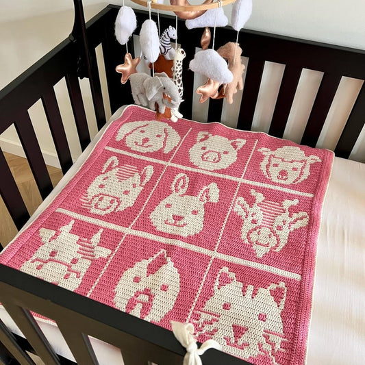 Farmyard Blanket Crochet Pattern