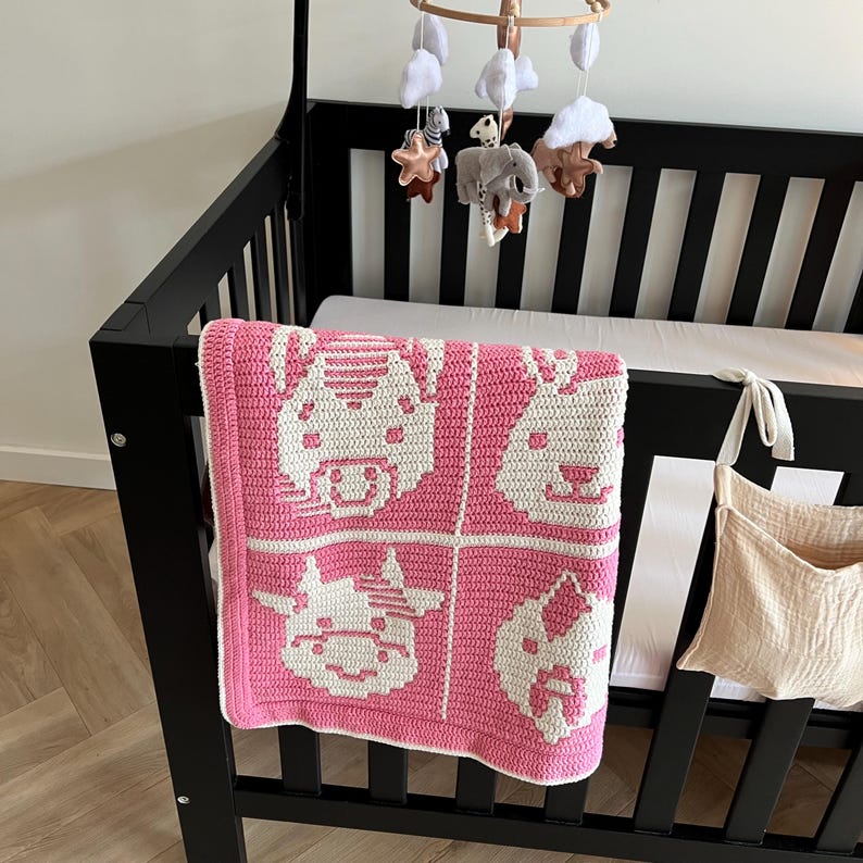 Farmyard Blanket Crochet Pattern