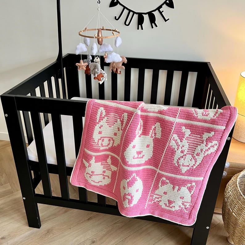 Farmyard Blanket Crochet Pattern