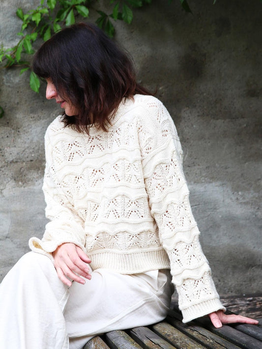 Lacewave Sweater Knitting Pattern