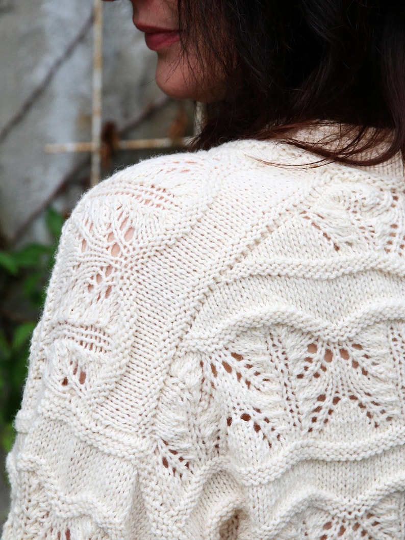 Lacewave Sweater Knitting Pattern