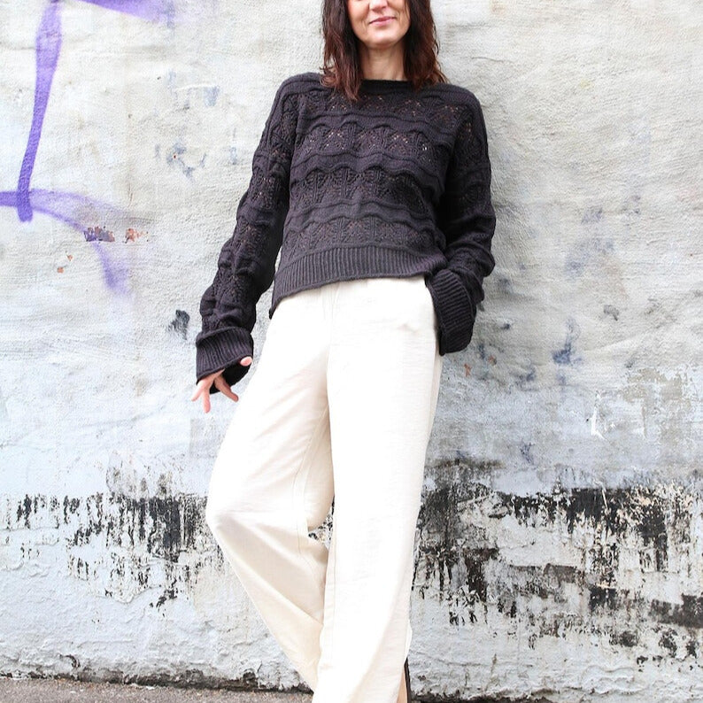 Lacewave Sweater Knitting Pattern