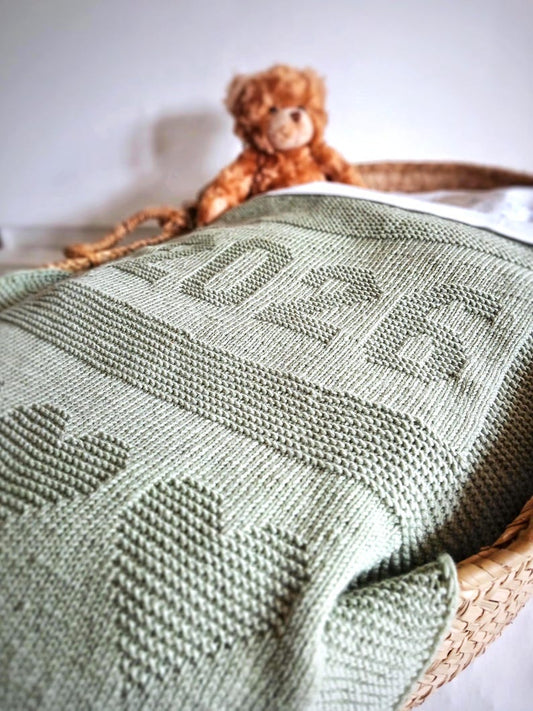 Welcome Blanket Knitting Pattern