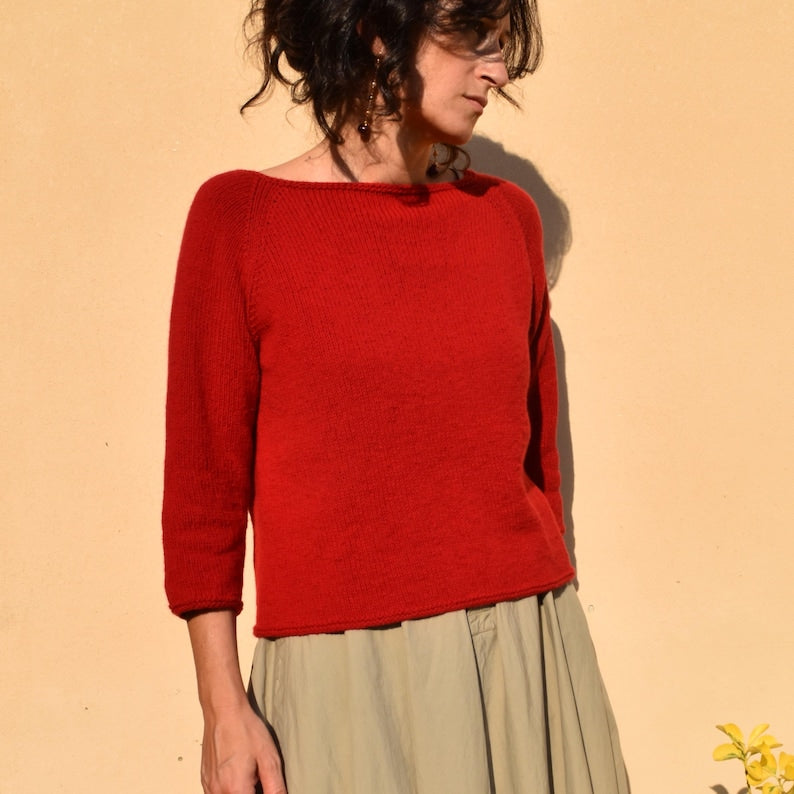 Rouge Sweater Knitting Pattern