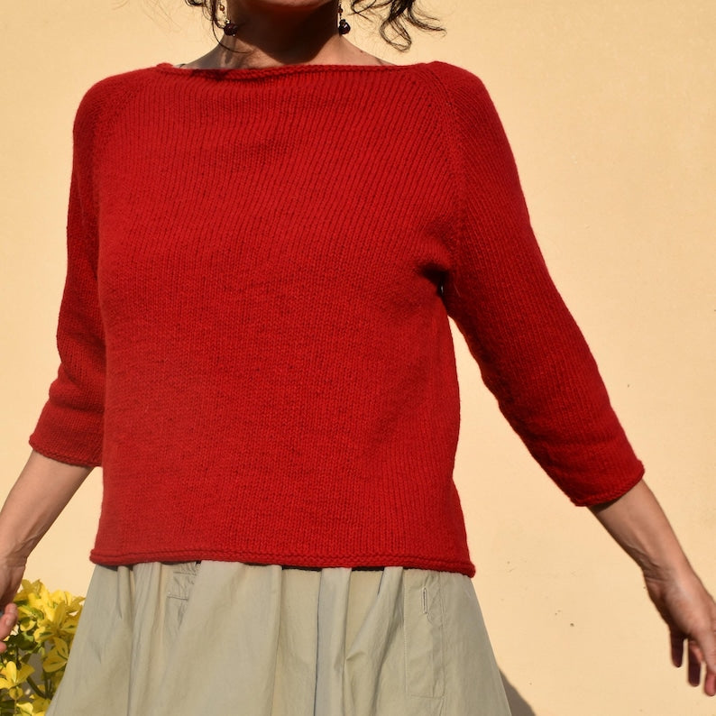 Rouge Sweater Knitting Pattern