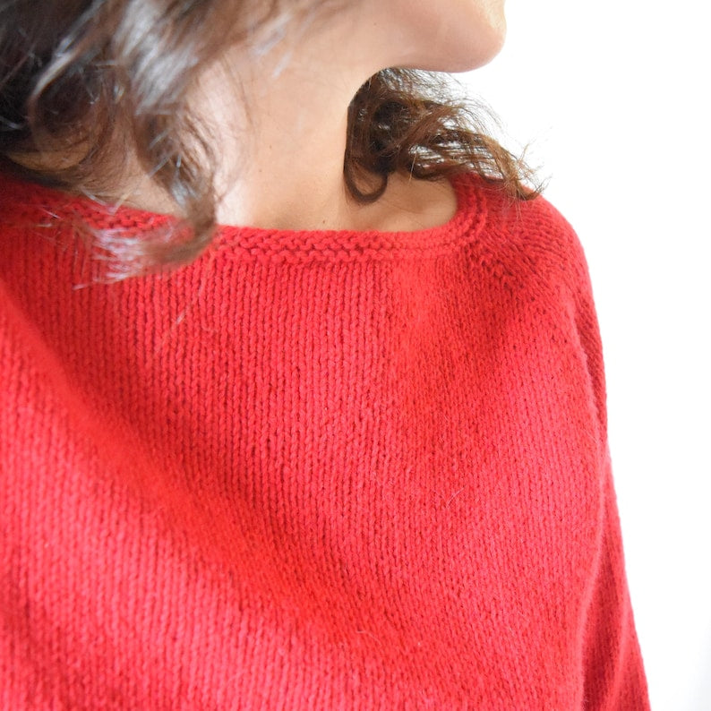 Rouge Sweater Knitting Pattern