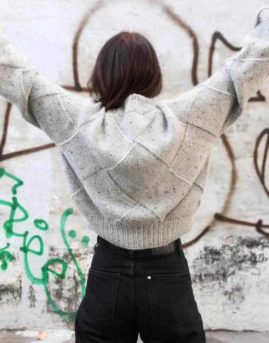 Panel Sweater Knitting Pattern
