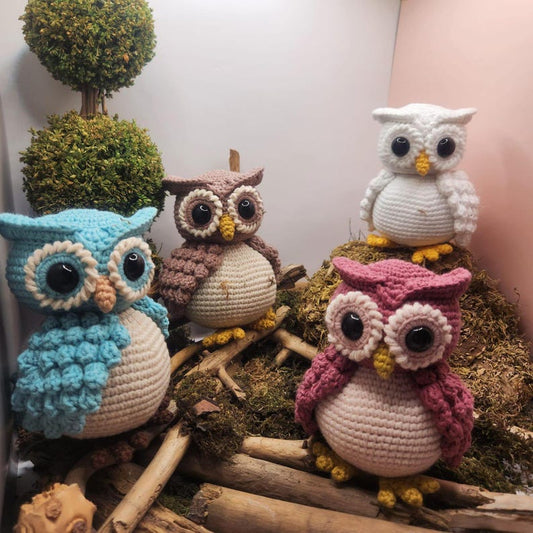 Sleepy Owl Crochet Pattern