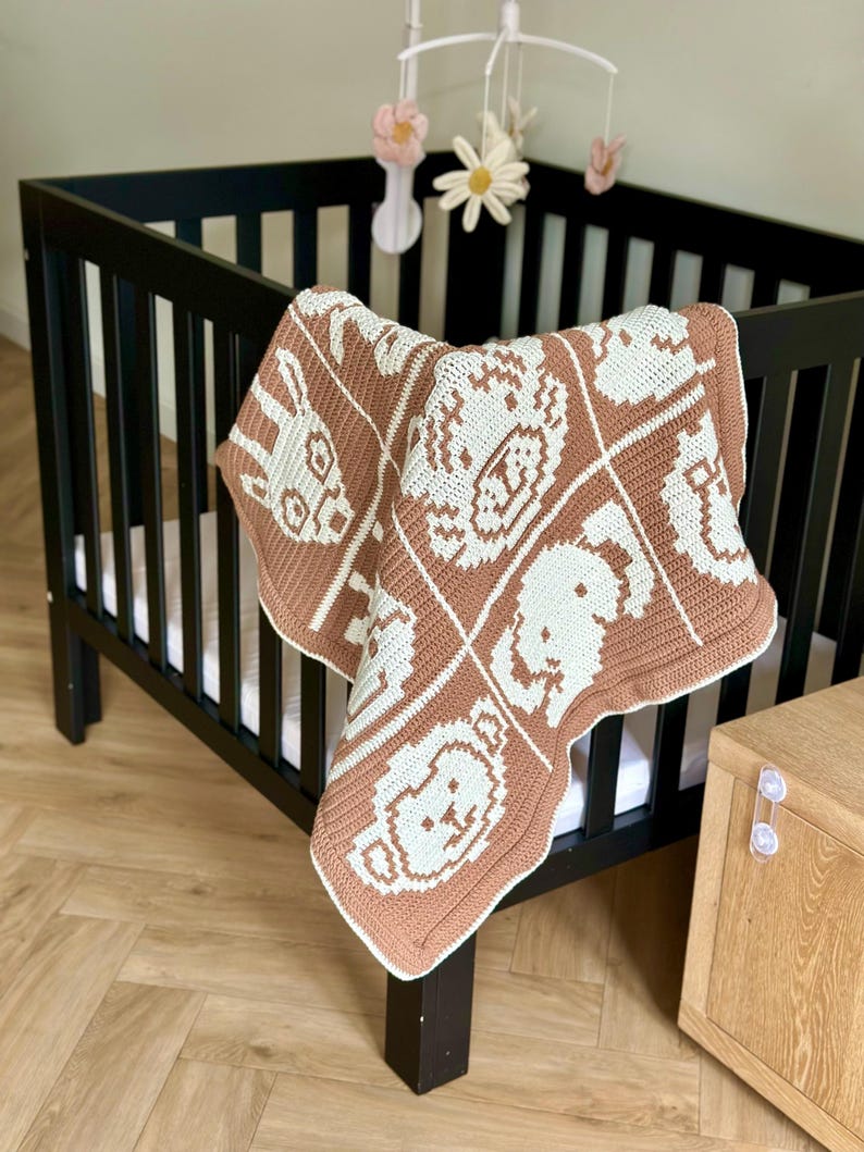 Animals Blanket Crochet Pattern