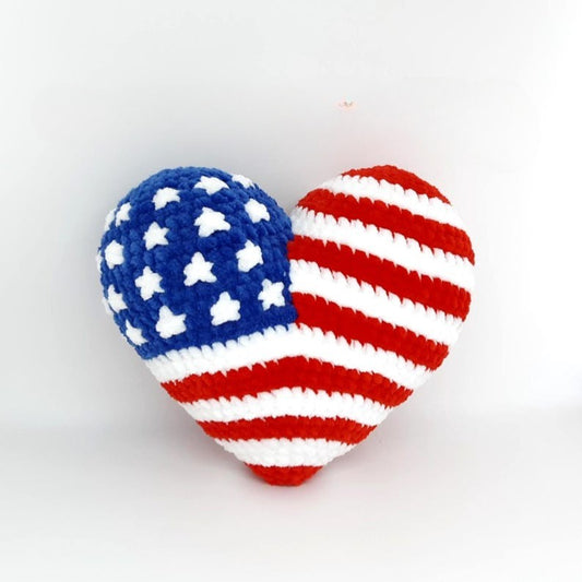 All-American Heart Crochet Pattern