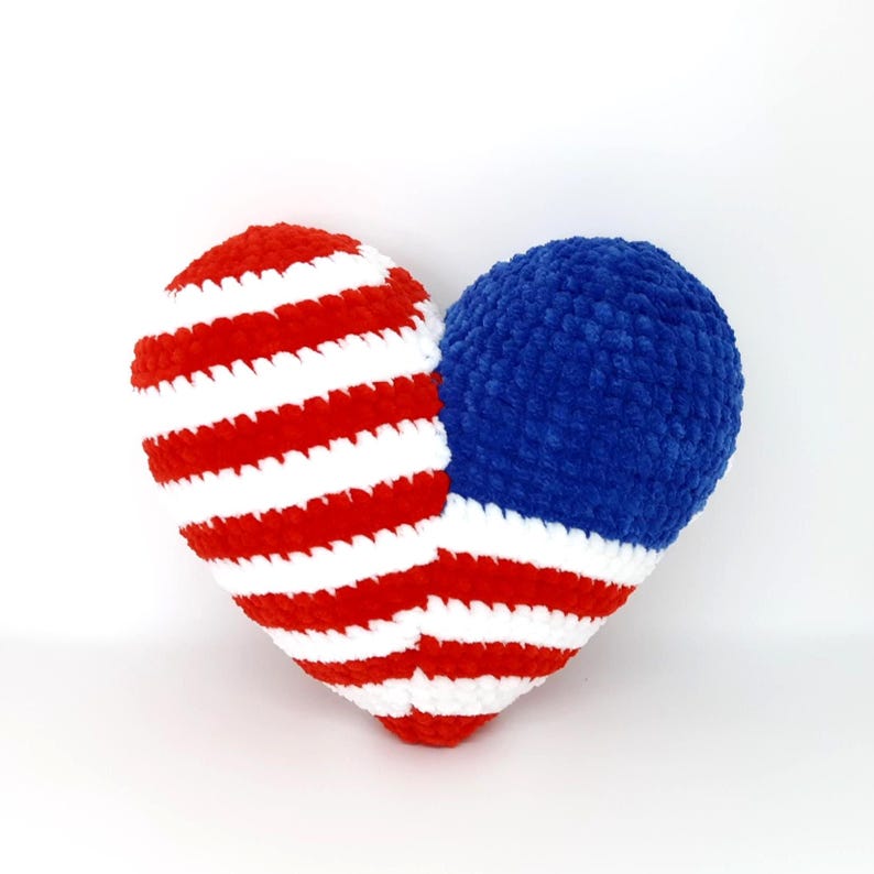 All-American Heart Crochet Pattern