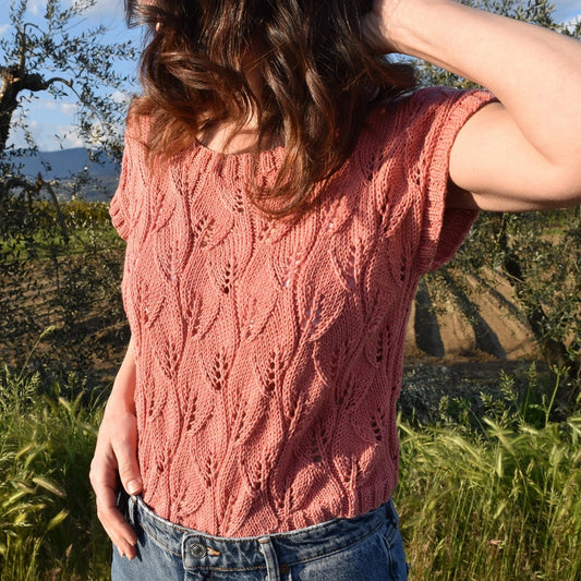 Floral Top Knitting Pattern
