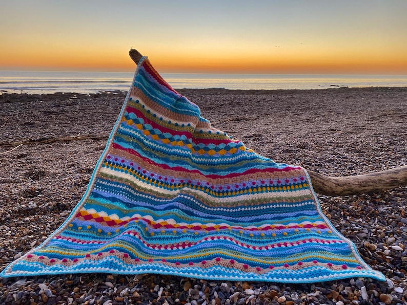 Seaside Charm Blanket Crochet Pattern