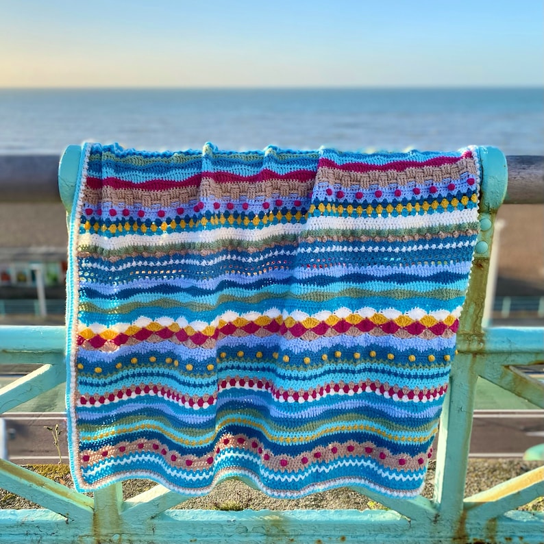 Seaside Charm Blanket Crochet Pattern