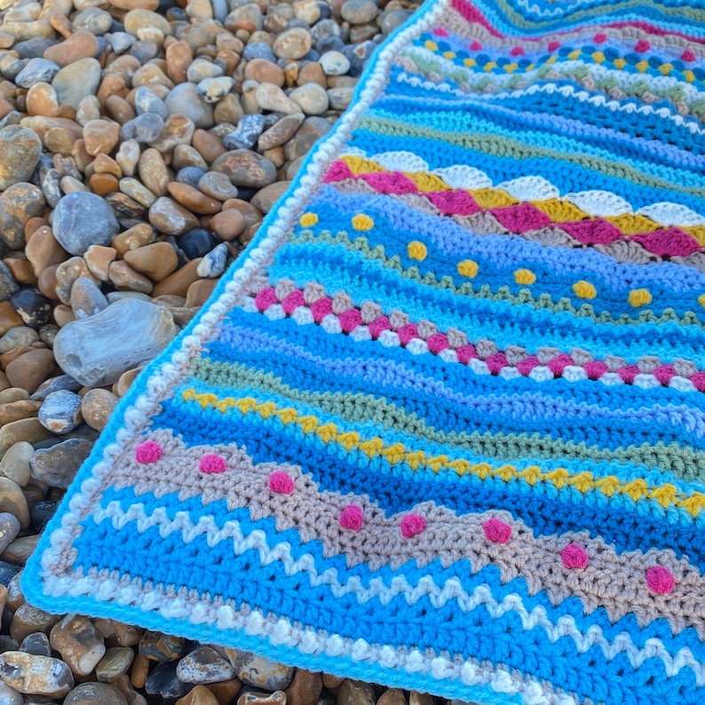 Seaside Charm Blanket Crochet Pattern
