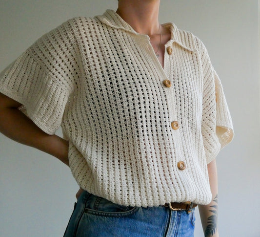 Breezy Button Up Crochet Pattern