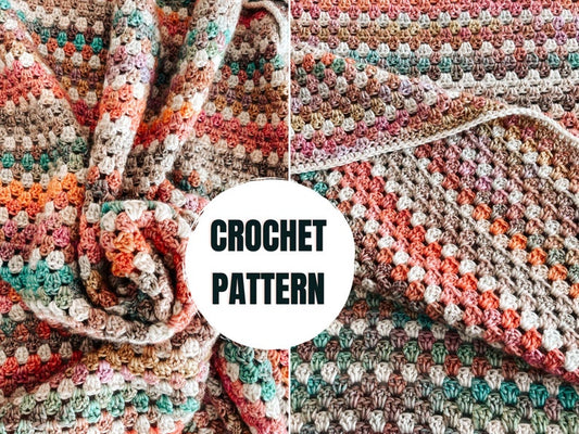Autumn Breeze Blanket Crochet Pattern