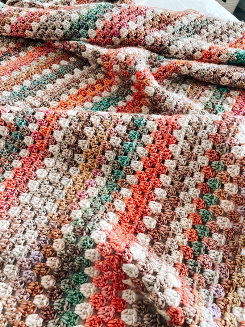 Autumn Breeze Blanket Crochet Pattern