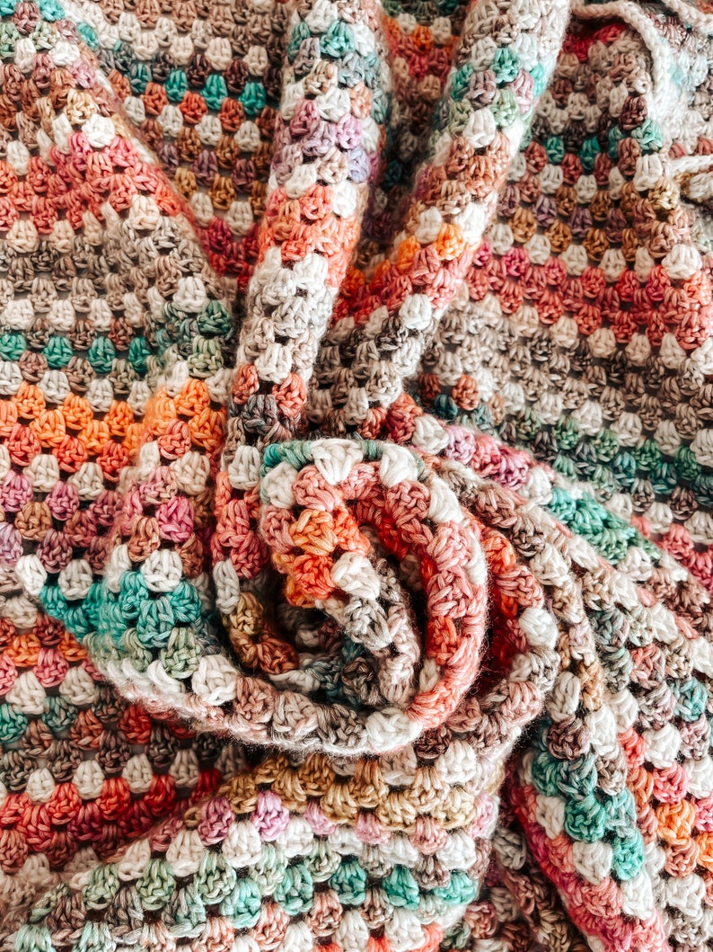 Autumn Breeze Blanket Crochet Pattern