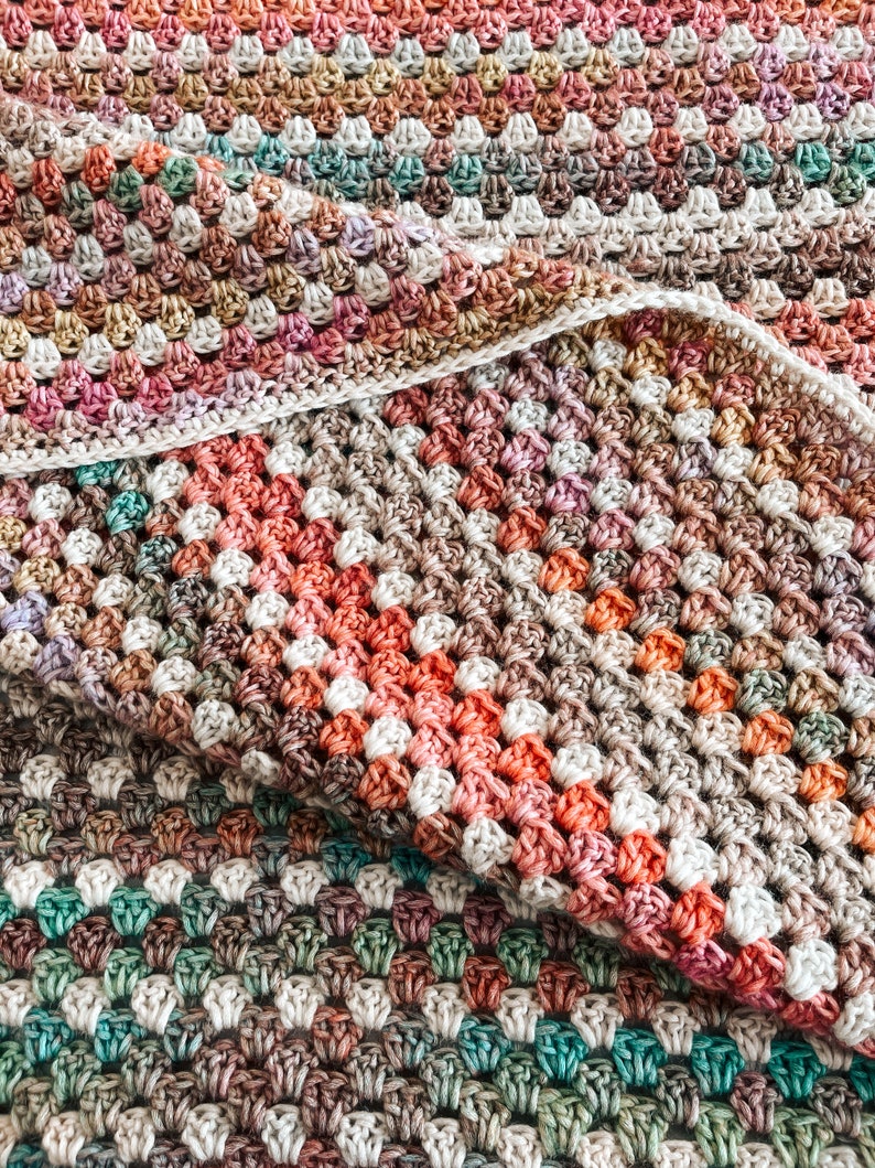 Autumn Breeze Blanket Crochet Pattern
