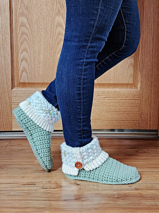Cozy Slipper Boots Crochet Pattern