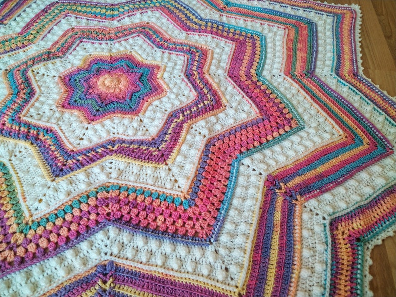 Star Blanket Crochet Pattern