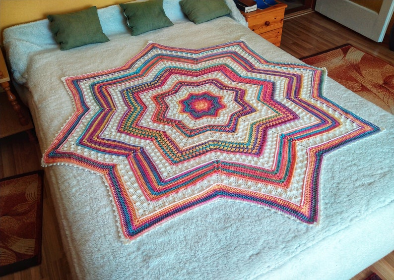 Star Blanket Crochet Pattern