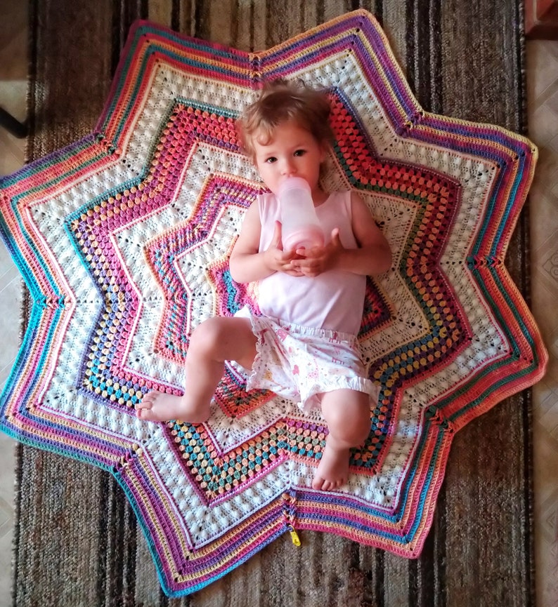 Star Blanket Crochet Pattern