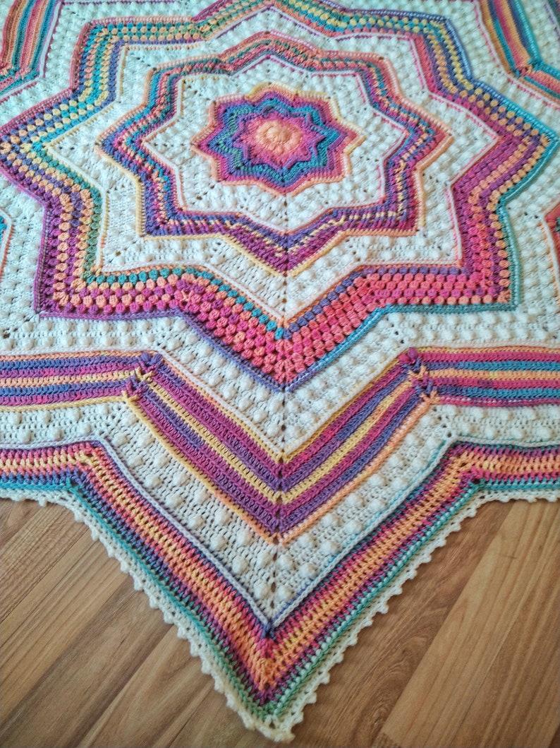 Star Blanket Crochet Pattern
