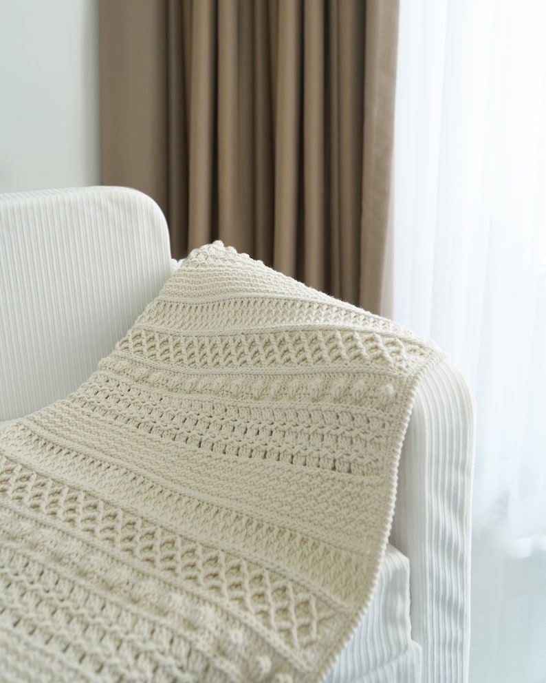 Serene Blanket Crochet Pattern