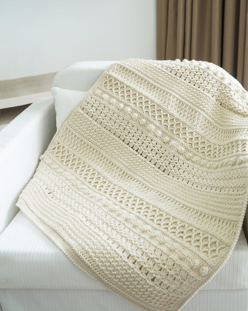 Serene Blanket Crochet Pattern