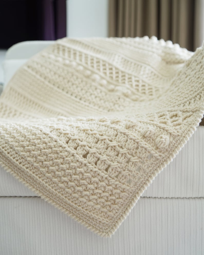 Serene Blanket Crochet Pattern