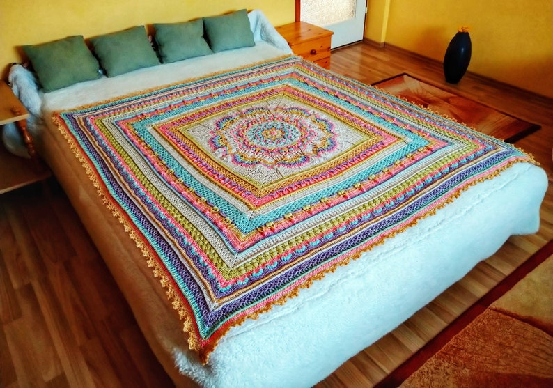 Astral Charm Blanket Crochet Pattern