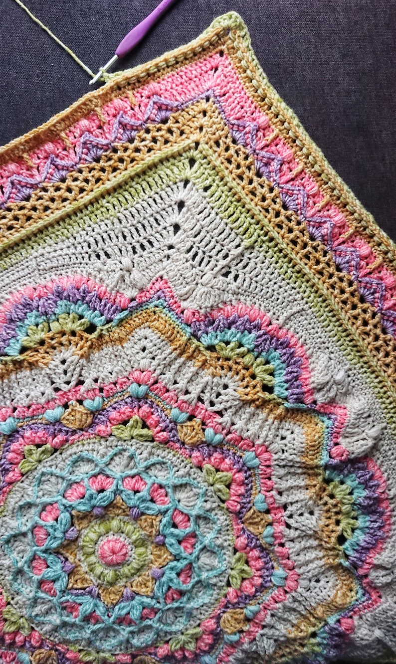 Astral Charm Blanket Crochet Pattern
