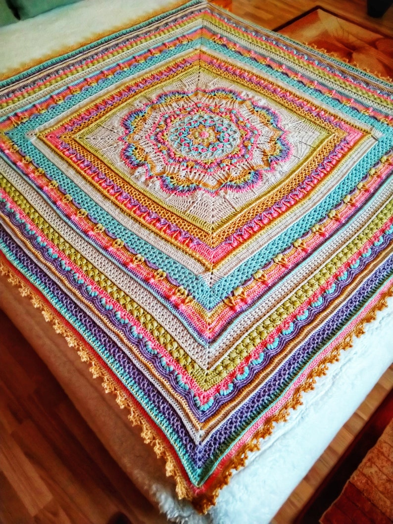 Astral Charm Blanket Crochet Pattern