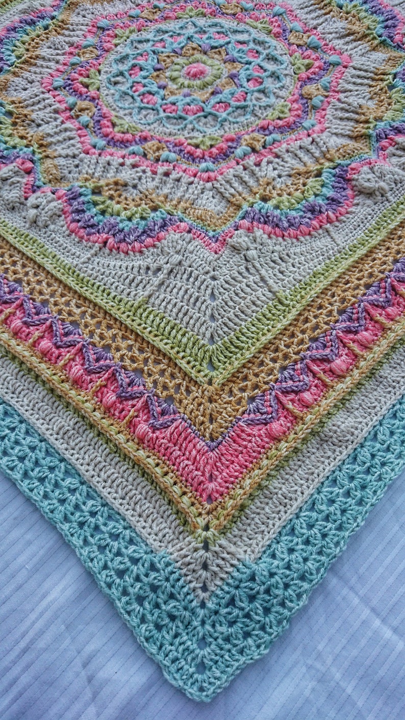 Astral Charm Blanket Crochet Pattern